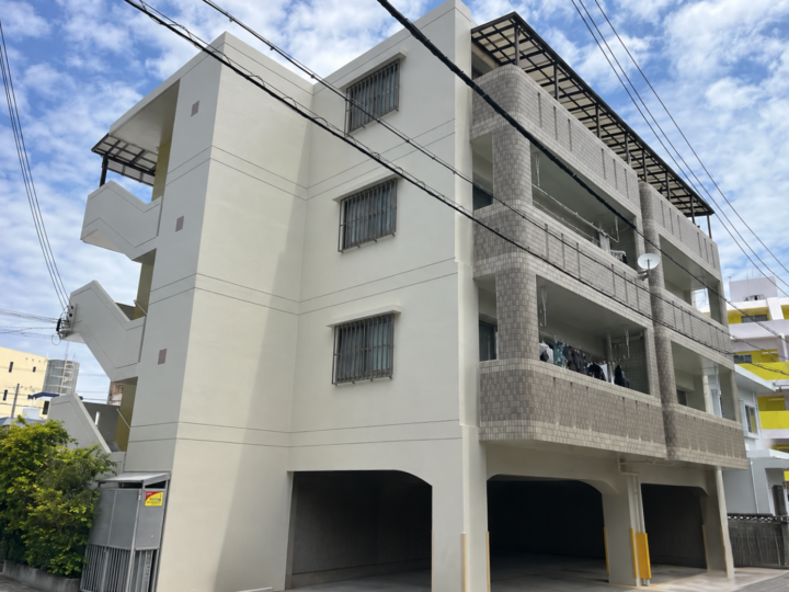 【外壁・防水塗装工事】沖縄県嘉手納町　K様アパート