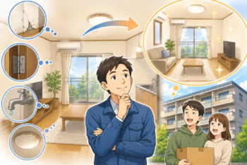 【内装の小さな修繕が退去率に影響する理由】沖縄の外壁塗装・マンション塗装　修繕ワンストップ