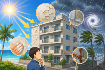 【夏の紫外線が外壁に与える影響】沖縄の外壁塗装・マンション塗装　修繕ワンストップ